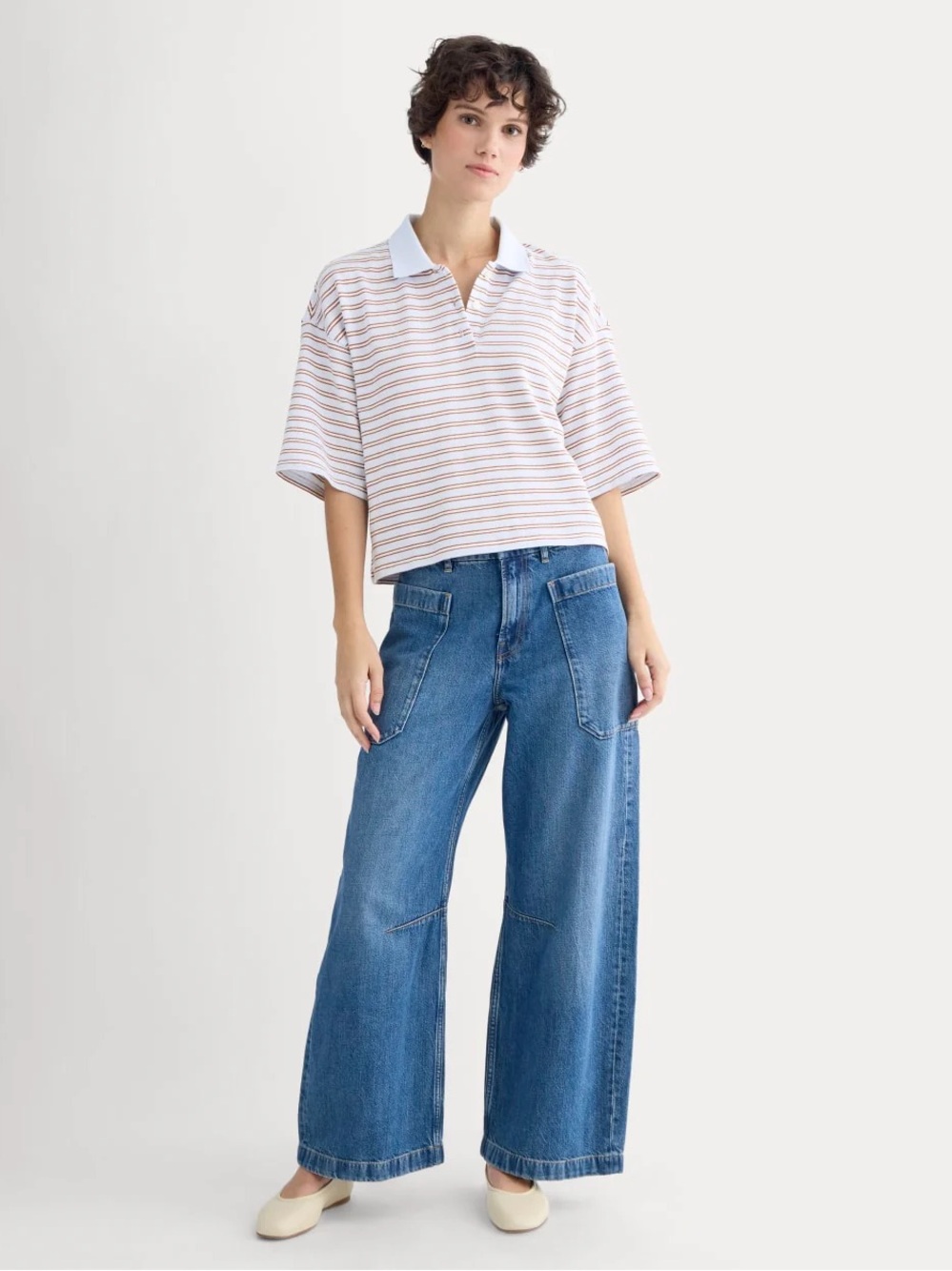 Everlane The Gardener Pull-On Jean medium wash Size 24